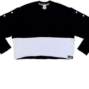 PINK cropped sweatshirt